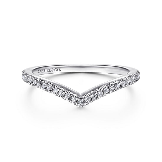 Gabriel - 14K White Gold Matching Wedding Band