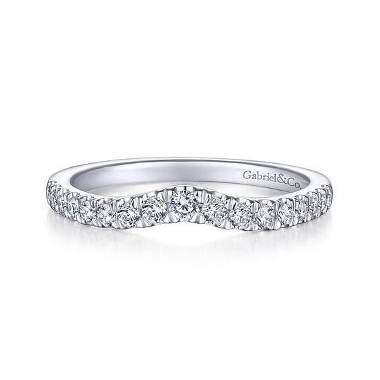 Gabriel - 14K White Gold Matching Wedding Band