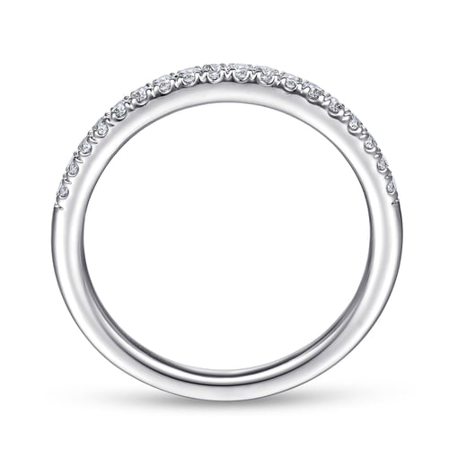 14K White Gold Matching Wedding Band