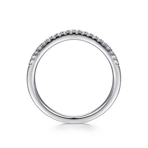 14K White Gold Matching Wedding Band