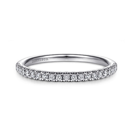 Gabriel - 14K White Gold Matching Wedding Band