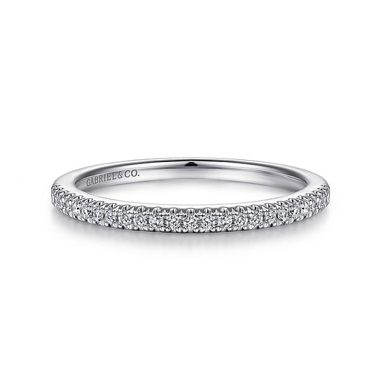 Gabriel - 14K White Gold Matching Wedding Band