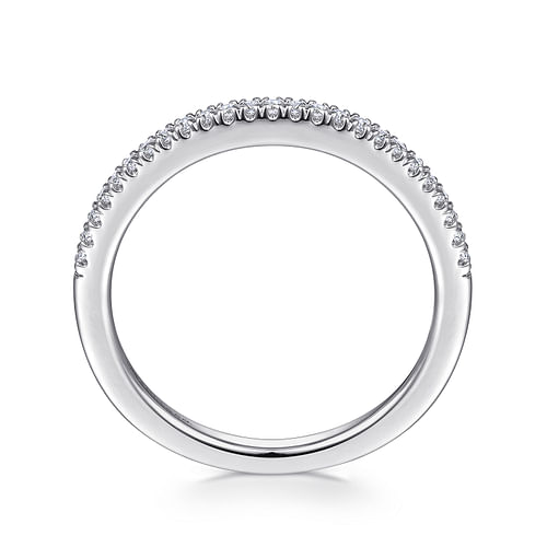 14K White Gold Matching Wedding Band