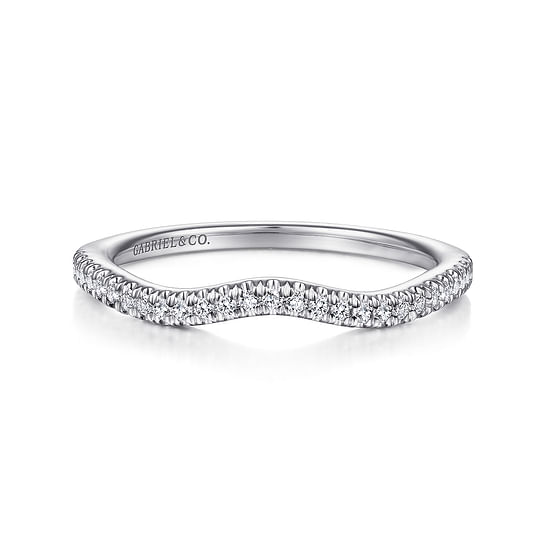 Gabriel - 14K White Gold Matching Wedding Band