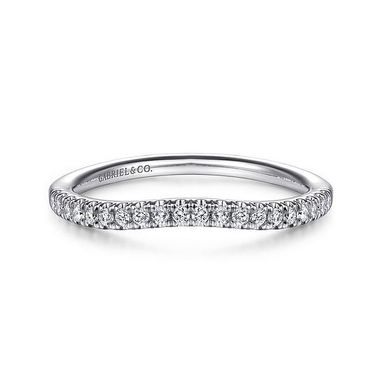 Gabriel - 14K White Gold Matching Wedding Band