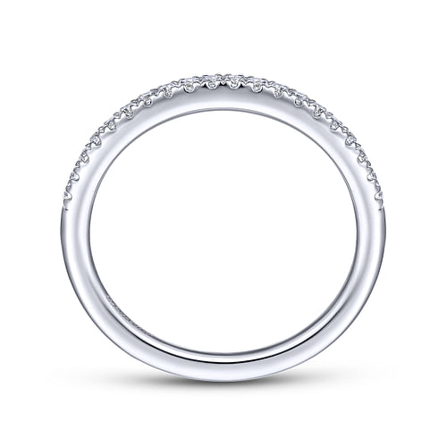 14K White Gold Matching Wedding Band