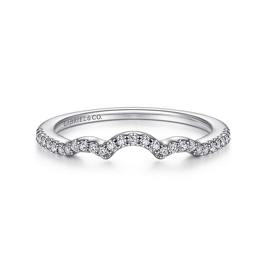 Gabriel - 14K White Gold Matching Wedding Band