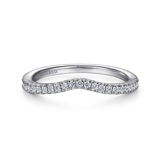 Gabriel - 14K White Gold Matching Wedding Band