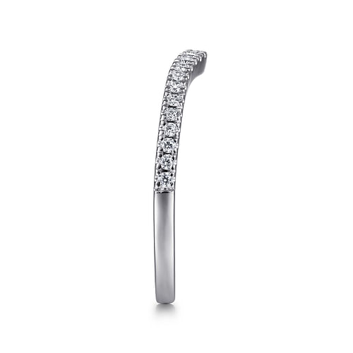 14K White Gold Matching Wedding Band