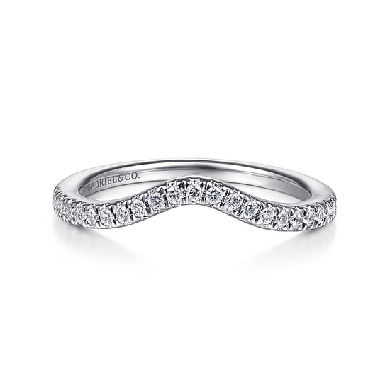 Gabriel - 14K White Gold Matching Wedding Band