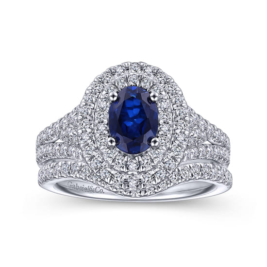14K White Gold Matching Wedding Band angle 4