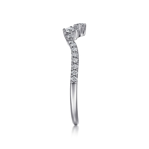 14K White Gold Matching Wedding Band