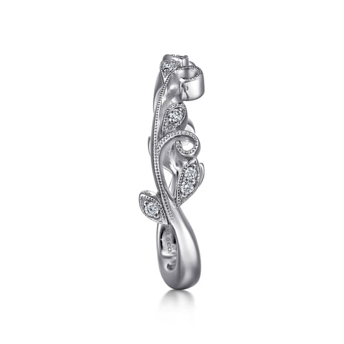 14K White Gold Matching Wedding Band
