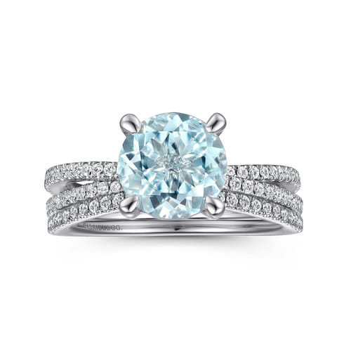 14K White Gold Matching Wedding Band