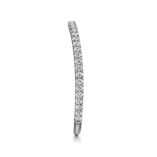 14K White Gold Matching Wedding Band