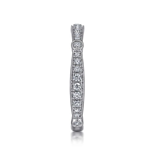 14K White Gold Matching Wedding Band