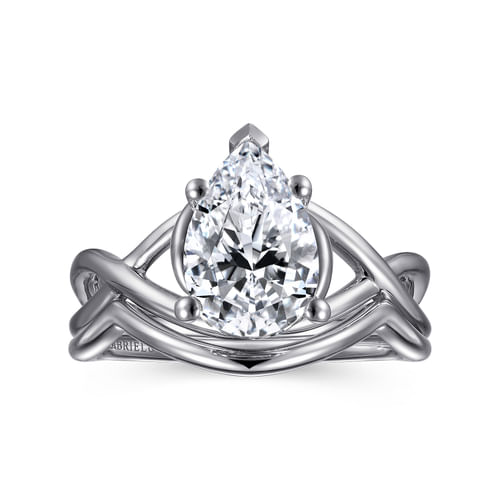 14K White Gold Matching Wedding Band