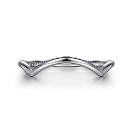 Gabriel - 14K White Gold Matching Wedding Band