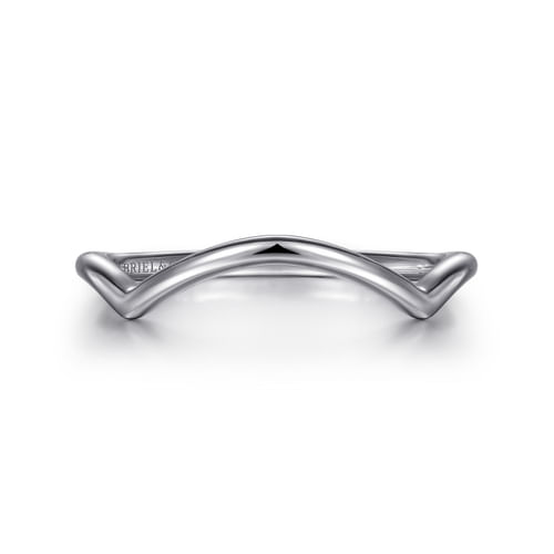 14K White Gold Matching Wedding Band