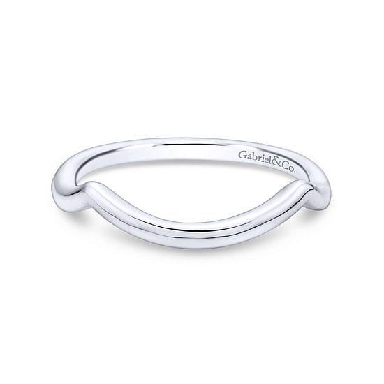 Gabriel - 14K White Gold Matching Wedding Band