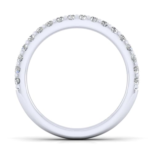 14K White Gold Matching Wedding Band