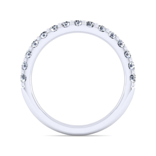 14K White Gold Matching Wedding Band