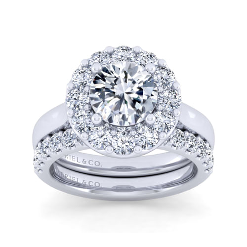 14K White Gold Matching Wedding Band