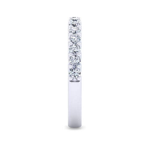 14K White Gold Matching Wedding Band