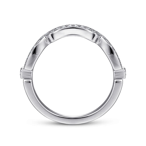 14K White Gold Matching Wedding Band