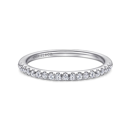 14K White Gold Matching Wedding Band