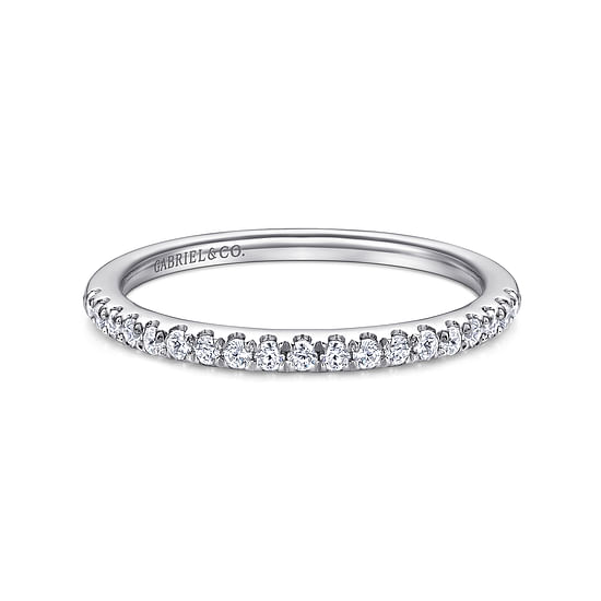 Gabriel - 14K White Gold Matching Wedding Band