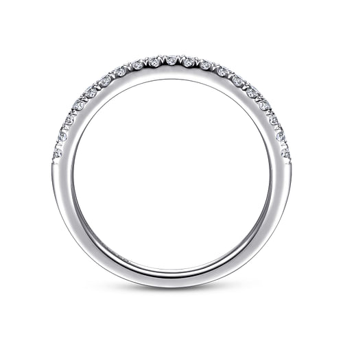 14K White Gold Matching Wedding Band