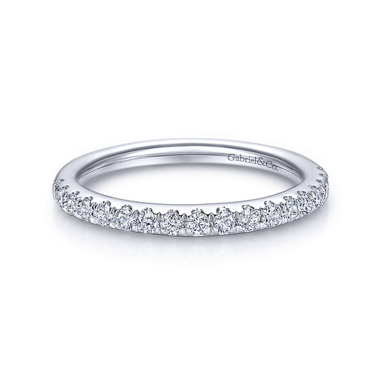 Gabriel - 14K White Gold Matching Wedding Band