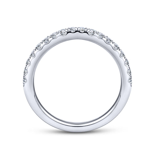 14K White Gold Matching Wedding Band