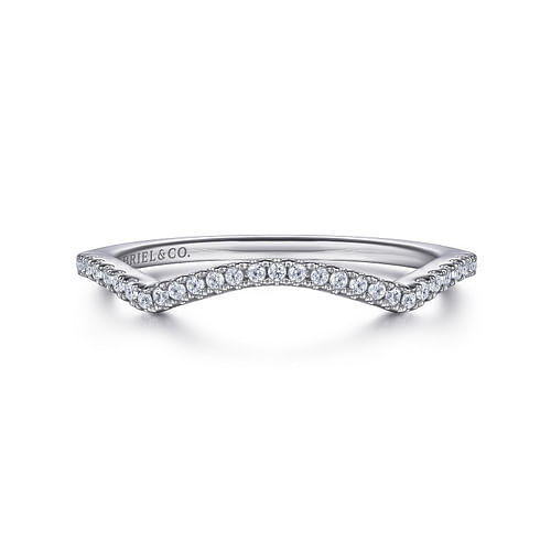 14K White Gold Matching Wedding Band