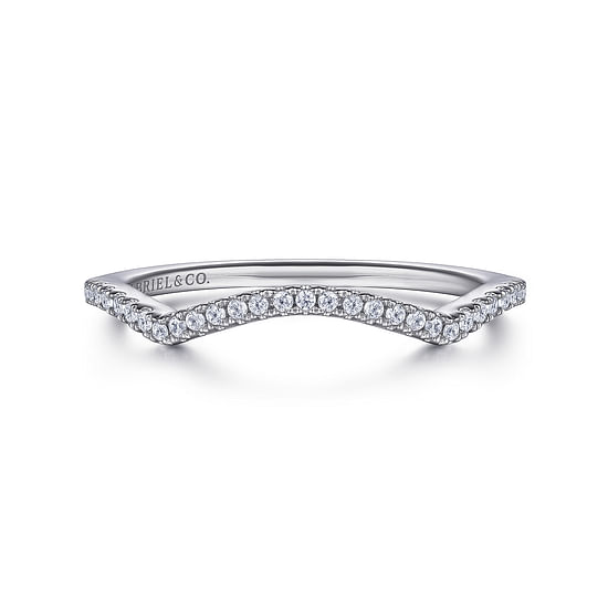 Gabriel - 14K White Gold Matching Wedding Band