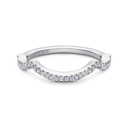 Gabriel - 14K White Gold Matching Wedding Band