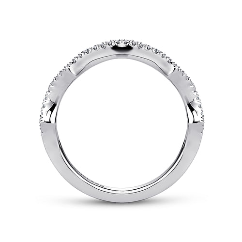 14K White Gold Matching Wedding Band