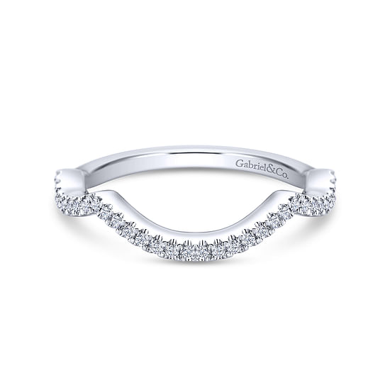 Gabriel - 14K White Gold Matching Wedding Band