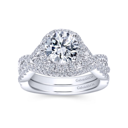 14K White Gold Matching Wedding Band