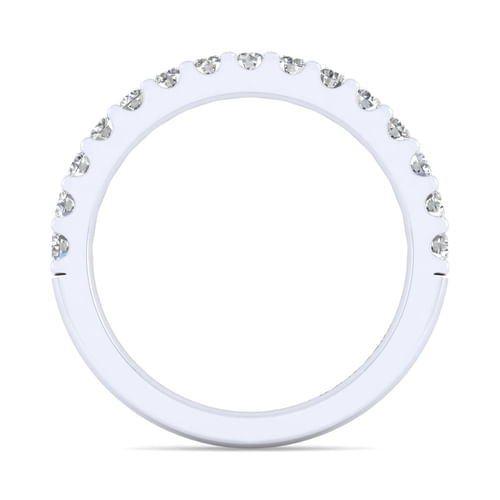 14K White Gold Matching Wedding Band