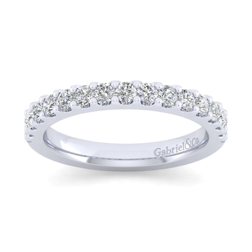 14K White Gold Matching Wedding Band