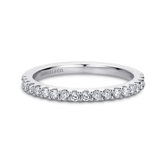 Gabriel - 14K White Gold Matching Wedding Band