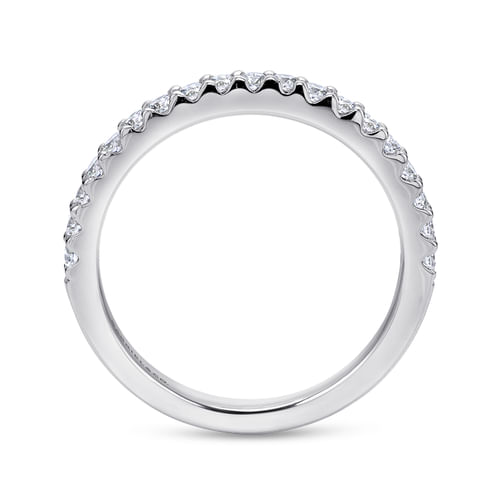 14K White Gold Matching Wedding Band