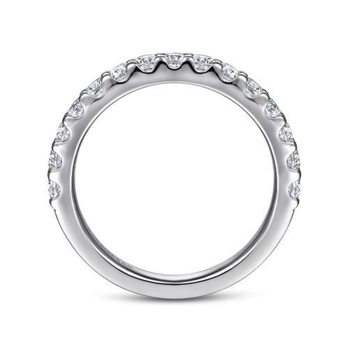 14K White Gold Matching Wedding Band