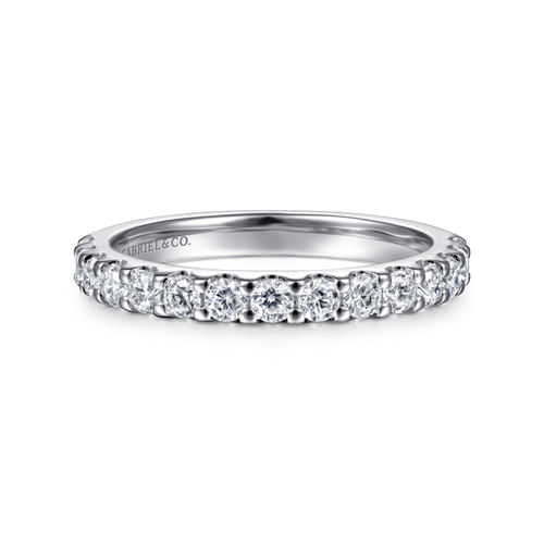 14K White Gold Matching Wedding Band