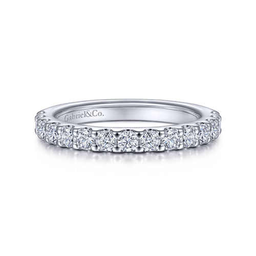 14K White Gold Matching Wedding Band