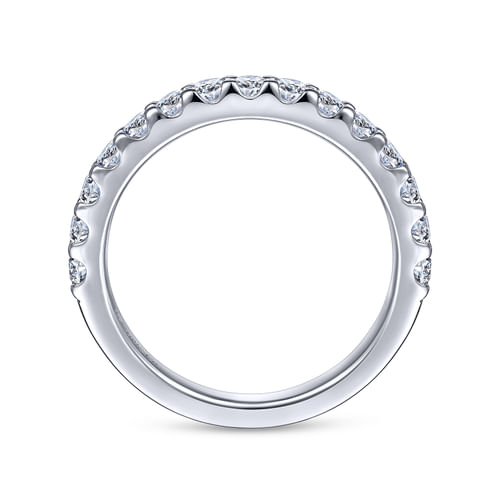 14K White Gold Matching Wedding Band