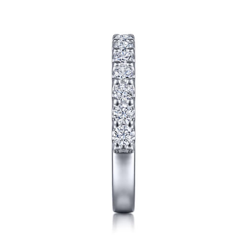 14K White Gold Matching Wedding Band