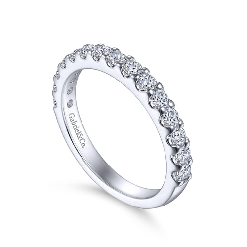 14K White Gold Matching Wedding Band